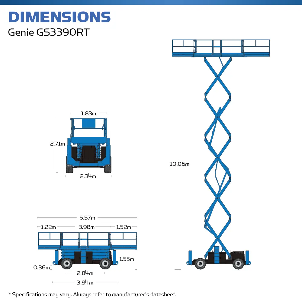 Genie GS3390RT - Scissor Lifts - Hire Safe Solutions