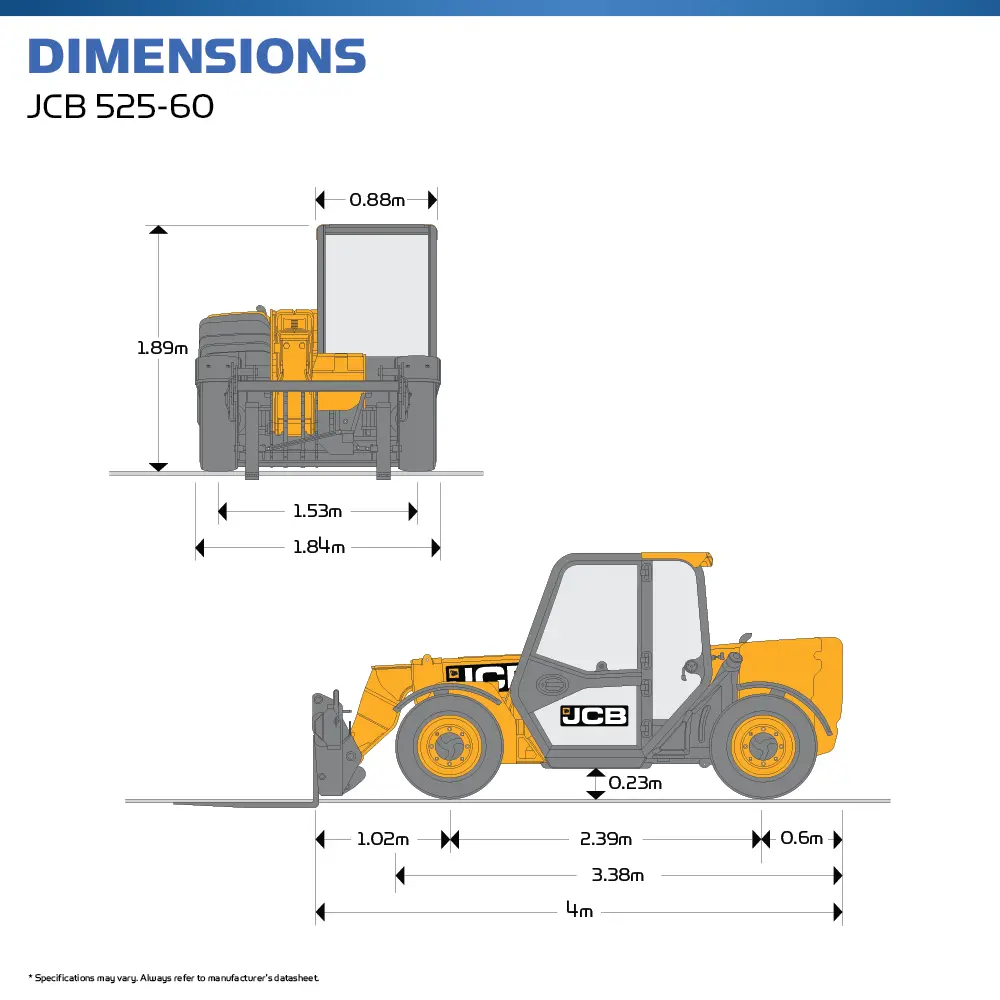 JCB 525-60 - Telescopic Forklift - Hire Safe Solutions